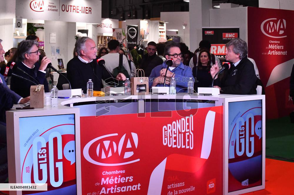 Les Grandes Gueules TV Show at The Made in France Exhibition - Paris