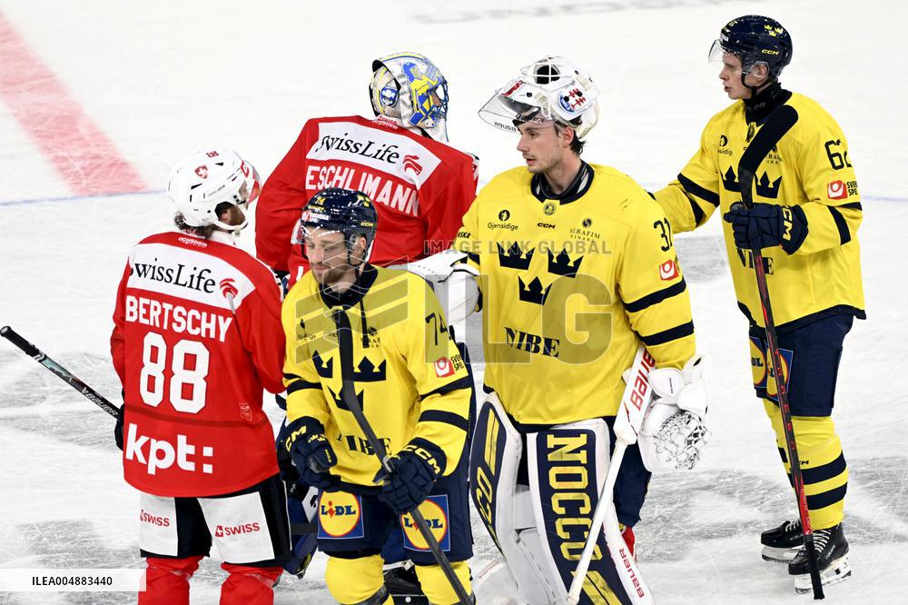 Euro Hockey Tour 2025 in Tampere, Finland - Sweden vs. Switzerland