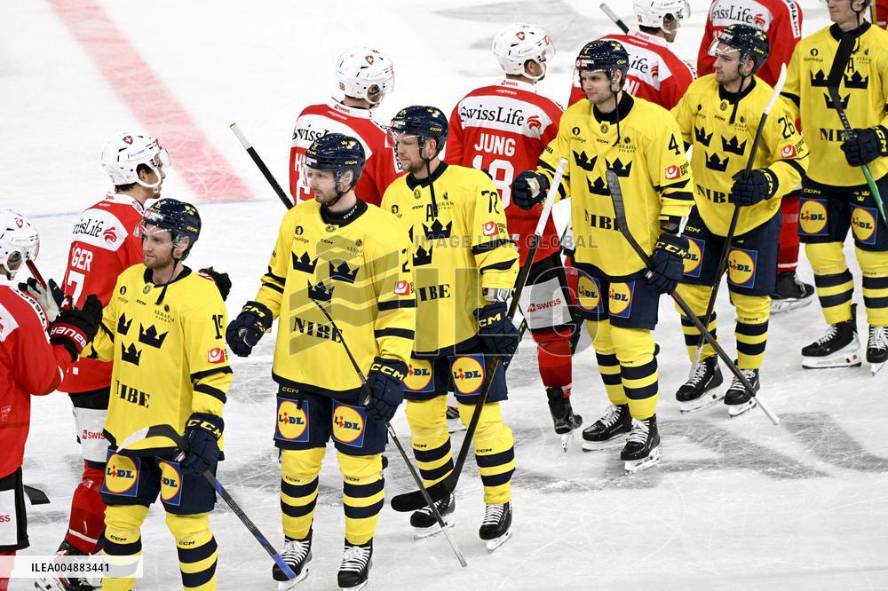 Euro Hockey Tour 2025 in Tampere, Finland - Sweden vs. Switzerland