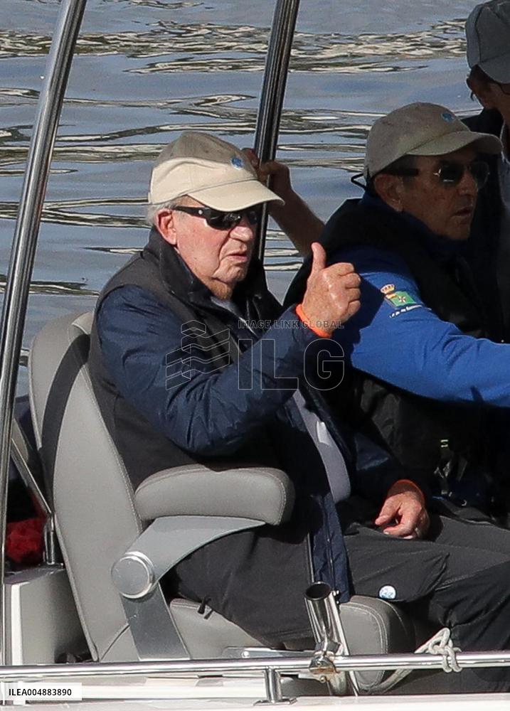 King Juan Carlos I Attending 7 Liga Espanola de 6 Metro - Spain