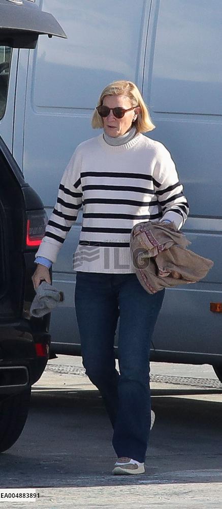 King Juan Carlos I Attending 7 Liga Espanola de 6 Metro - Spain