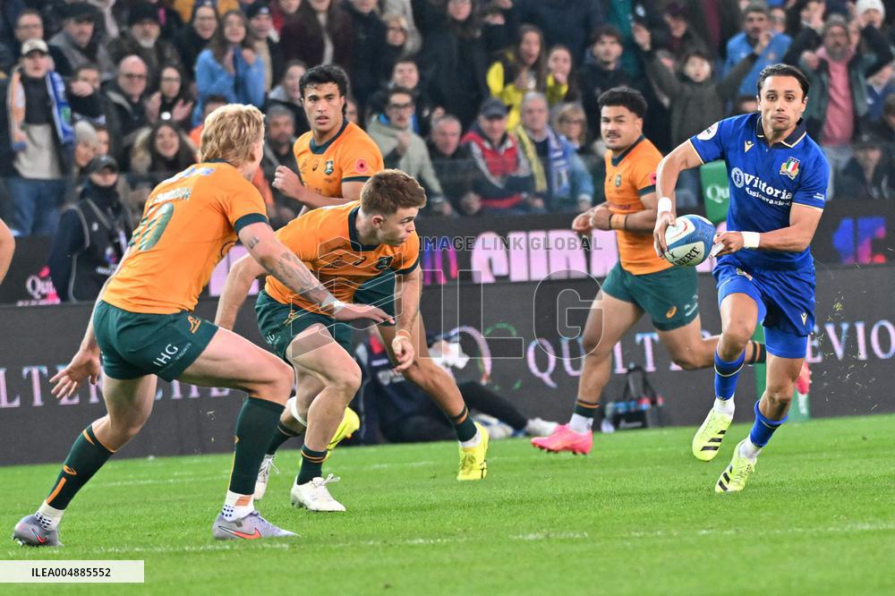 RUGBY - Quilter Nations Series - Italy vs Australia