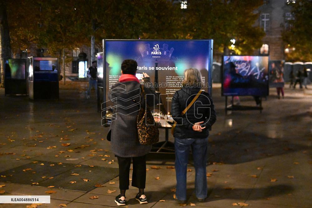 Tribute to victims Ten years after the November 13 attacks - Paris