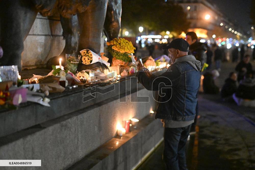 Tribute to victims Ten years after the November 13 attacks - Paris
