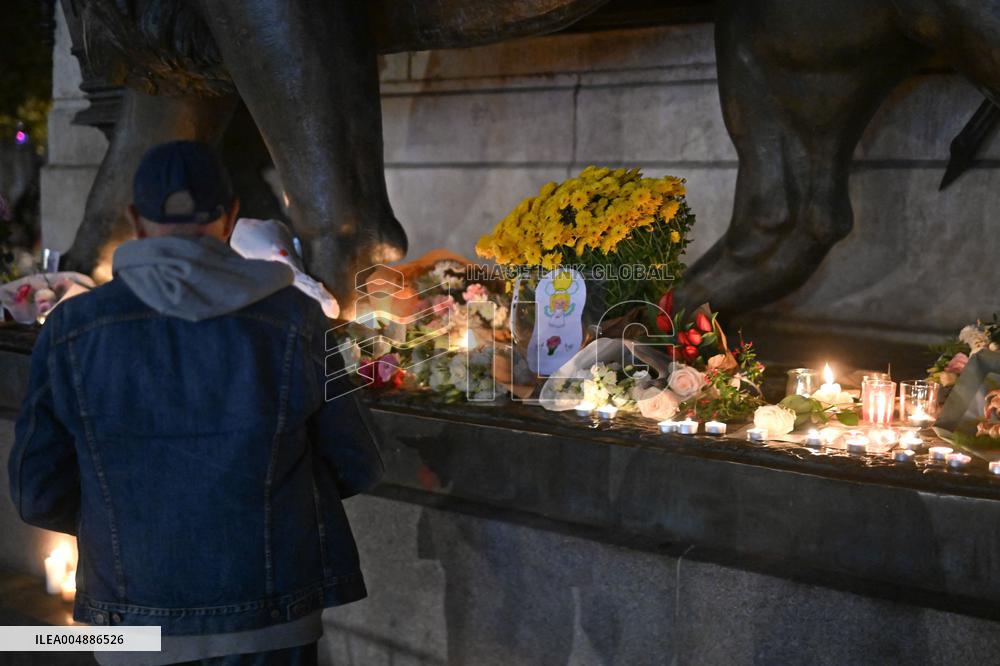Tribute to victims Ten years after the November 13 attacks - Paris