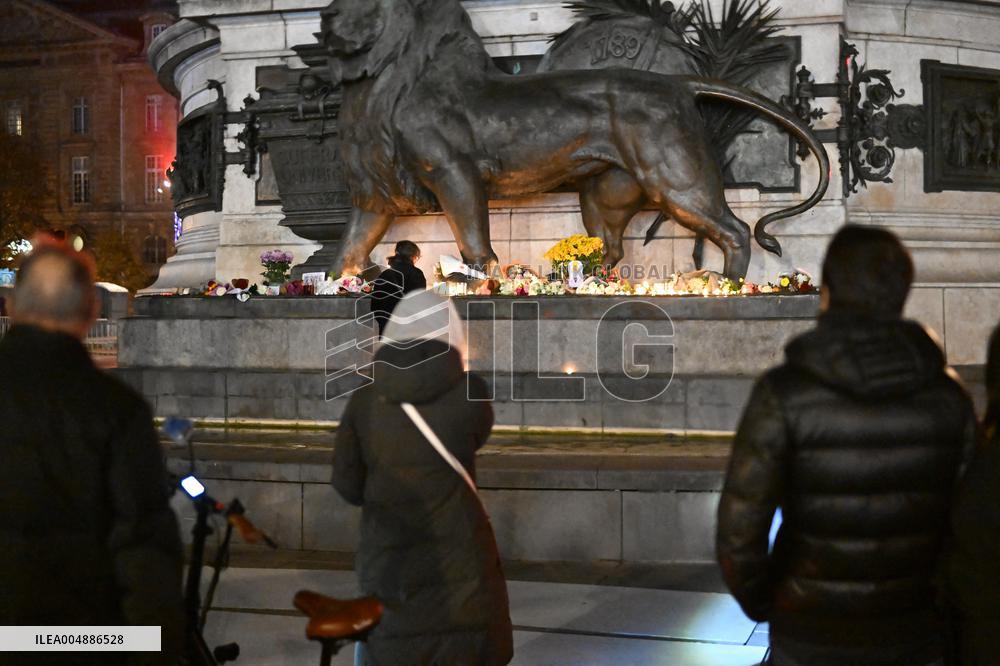 Tribute to victims Ten years after the November 13 attacks - Paris