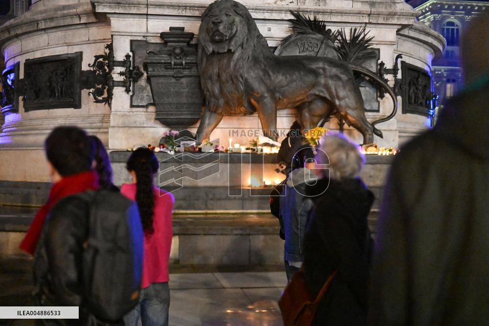 Tribute to victims Ten years after the November 13 attacks - Paris