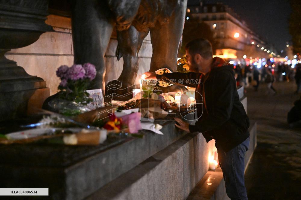 Tribute to victims Ten years after the November 13 attacks - Paris