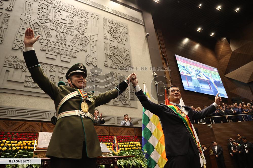 Rodrigo Paz Sworn in As Bolivia's New President - La Paz