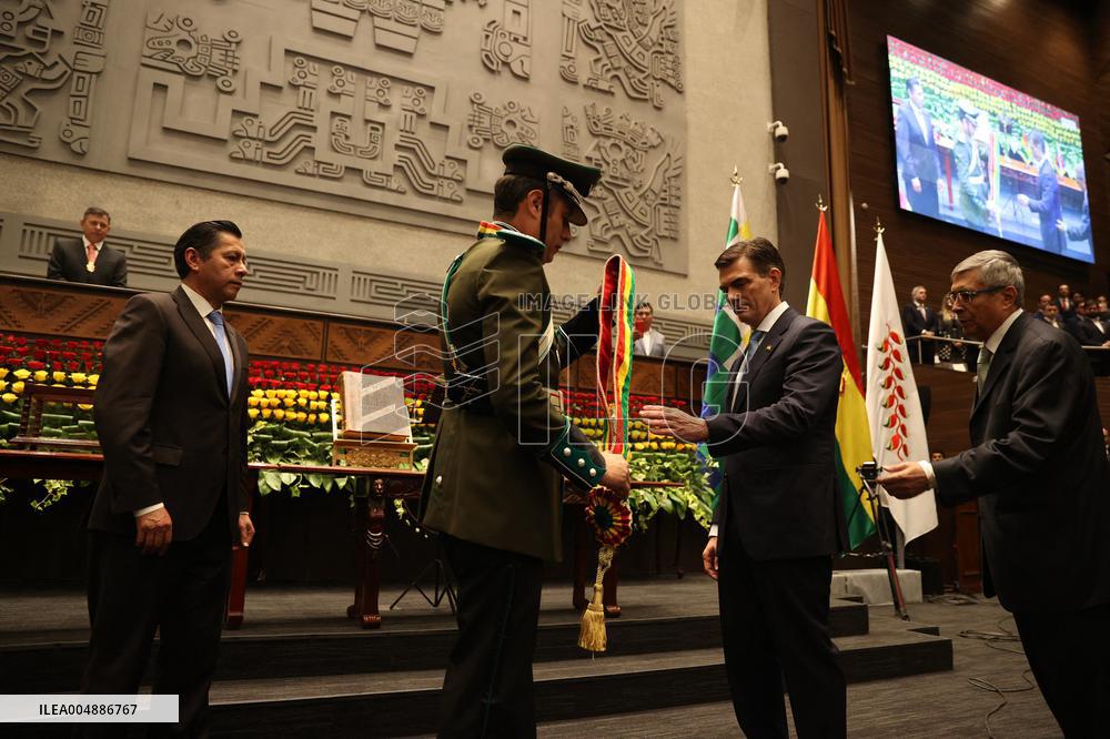 Rodrigo Paz Sworn in As Bolivia's New President - La Paz