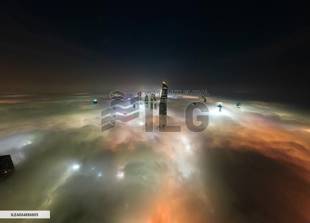 Kuwait City Blanketed Under Fog - Kuwait