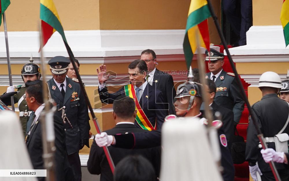 Rodrigo Paz Sworn in As Bolivia's New President - La Paz