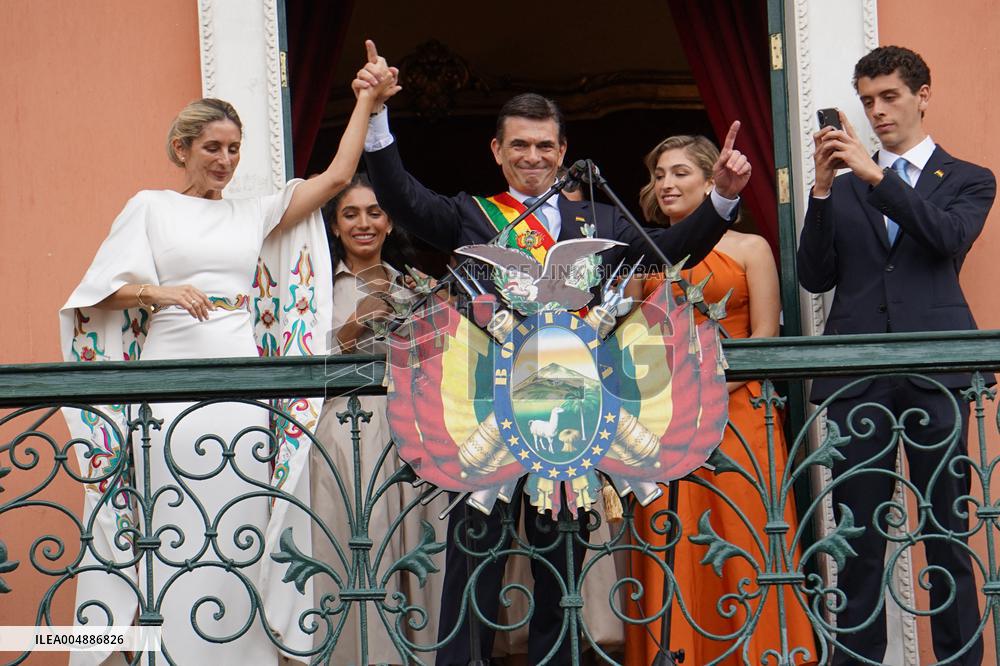 Rodrigo Paz Sworn in As Bolivia's New President - La Paz