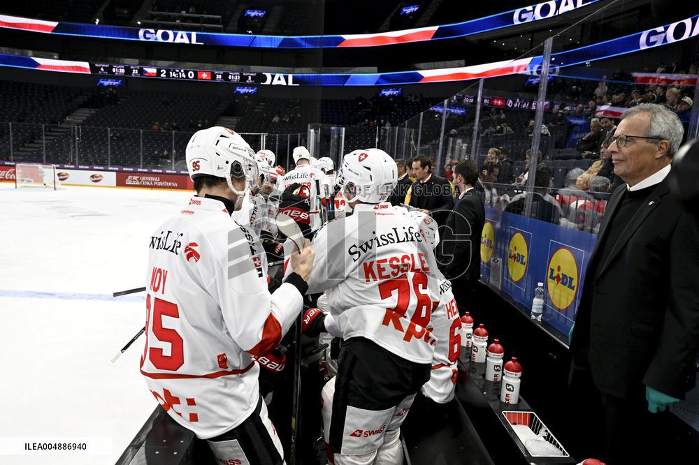 Euro Hockey Tour 2025 in Tampere, Finland - Czechia vs. Switzerland
