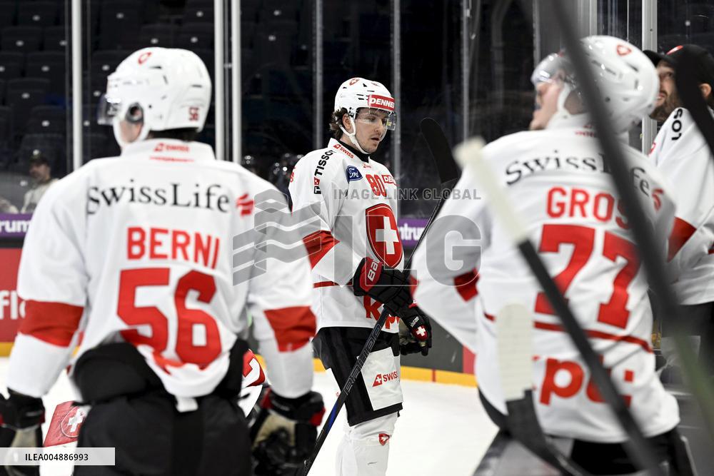Euro Hockey Tour 2025 in Tampere, Finland - Czechia vs. Switzerland