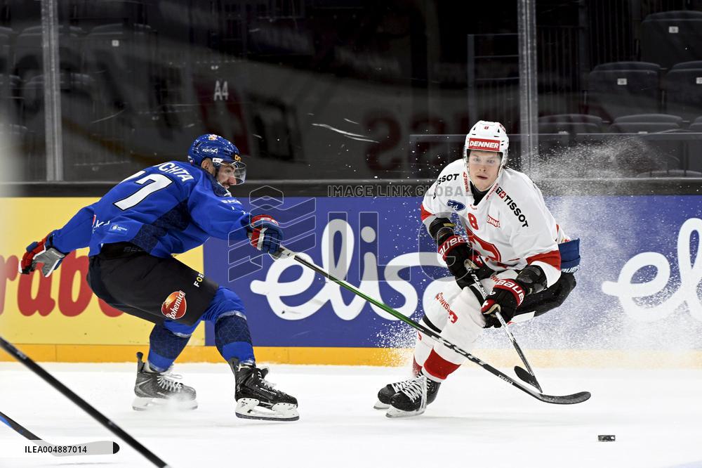 Euro Hockey Tour 2025 in Tampere, Finland - Czechia vs. Switzerland