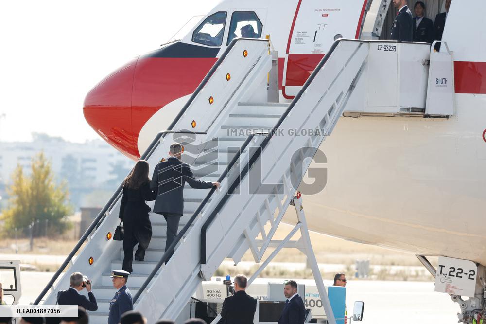 The King And Queen Of Spain Begin Their State Trip To China