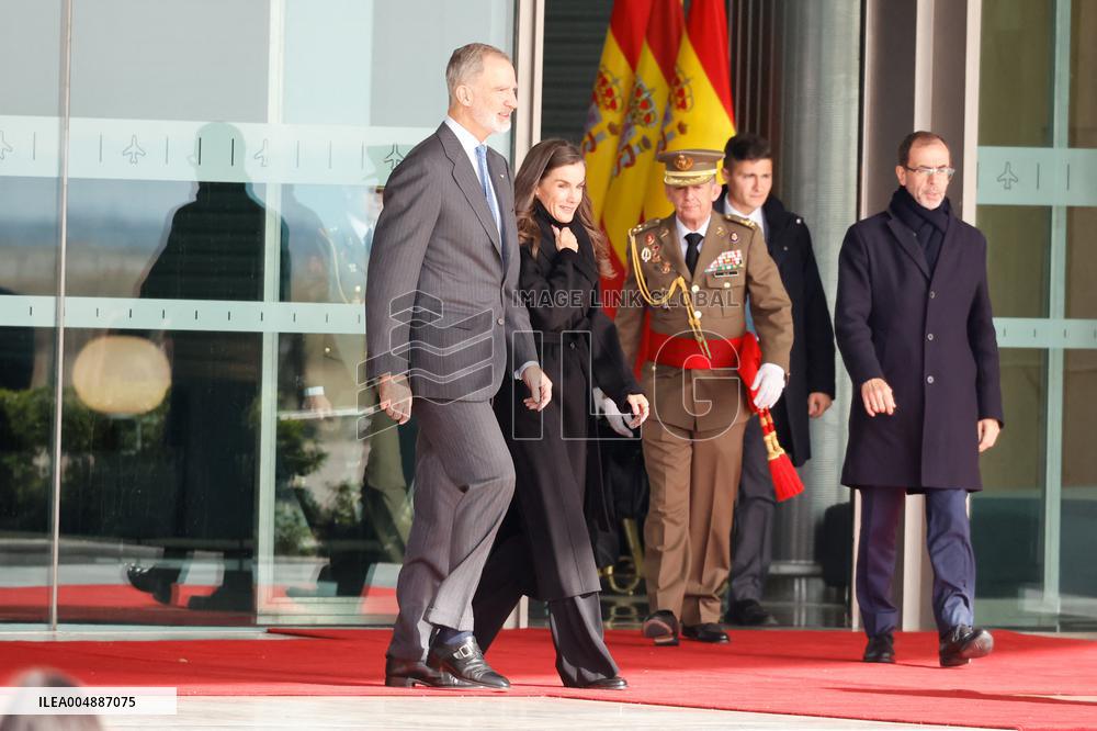 The King And Queen Of Spain Begin Their State Trip To China
