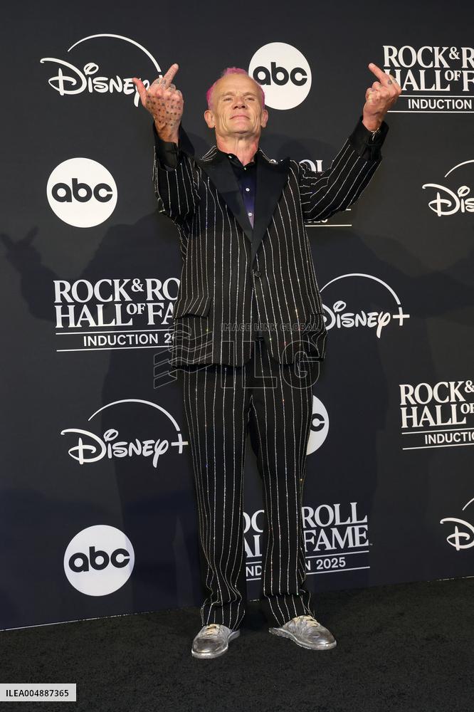 2025 Rock & Roll Hall Of Fame Induction Ceremony -Press Room - LA