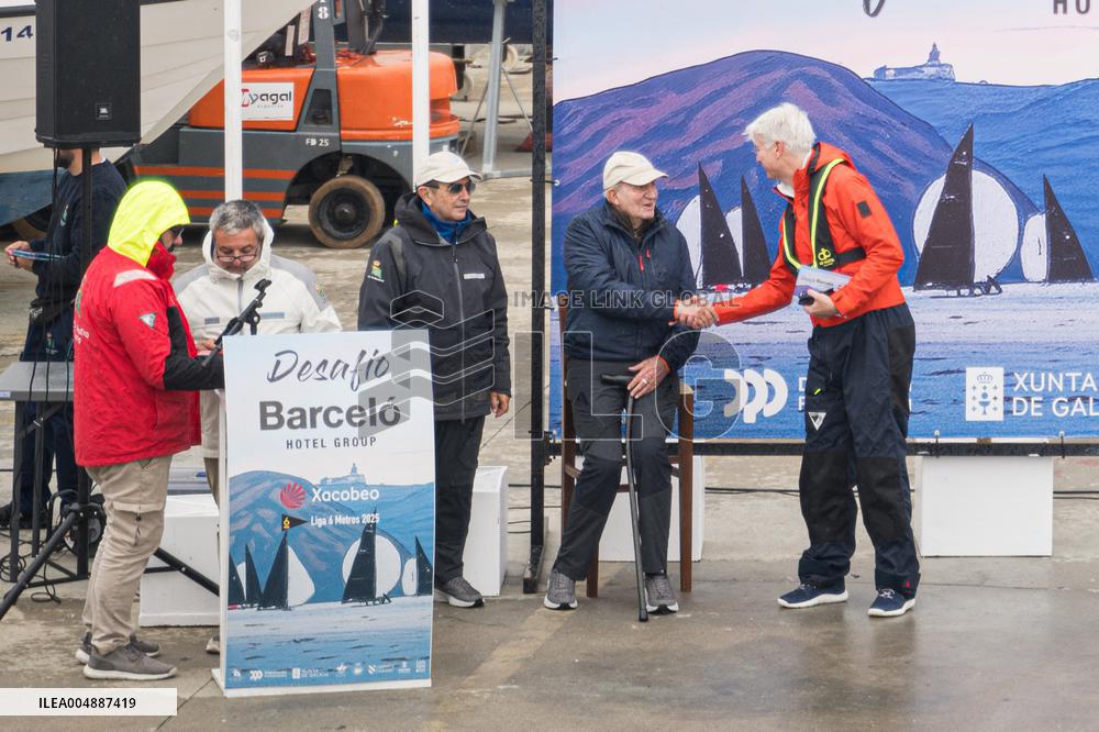King Juan Carlos Presents The Awards Of The Sanxenxo Regatta - Spain