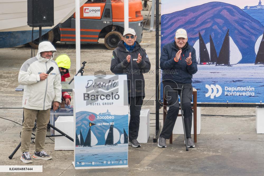 King Juan Carlos Presents The Awards Of The Sanxenxo Regatta - Spain