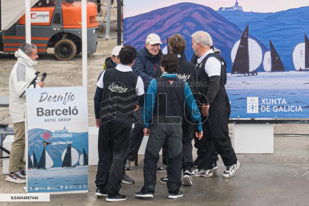 King Juan Carlos Presents The Awards Of The Sanxenxo Regatta - Spain