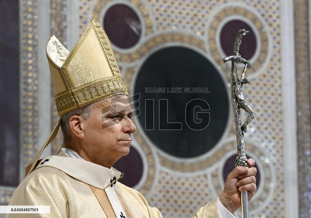 Pope Leo XIV Leads Mass at Basilica of Saint John Lateran - Rome