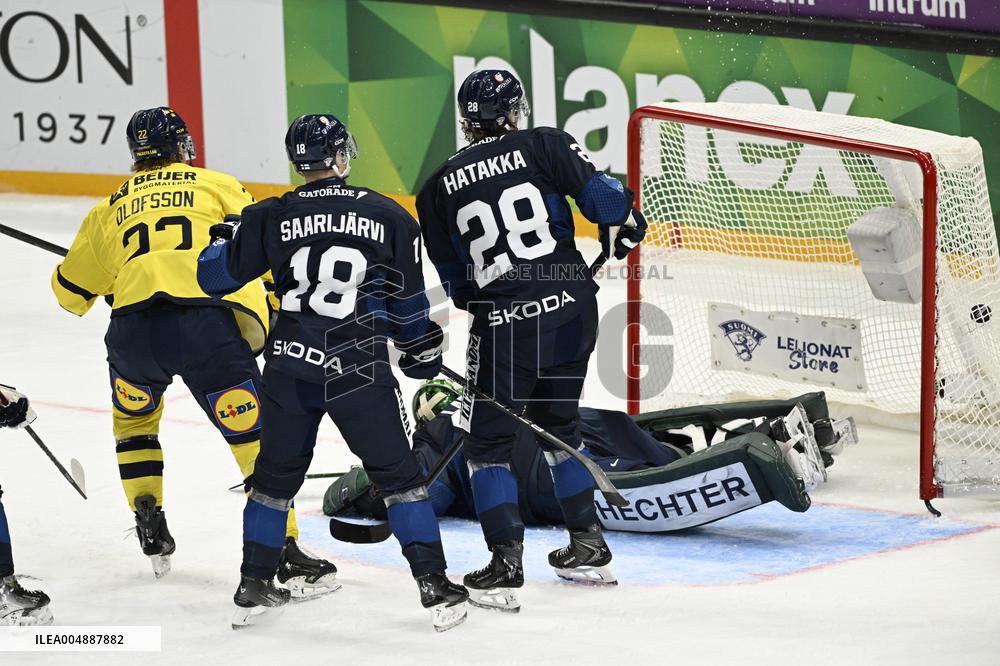 Euro Hockey Tour 2025 in Tampere, Finland - Finland vs. Sweden