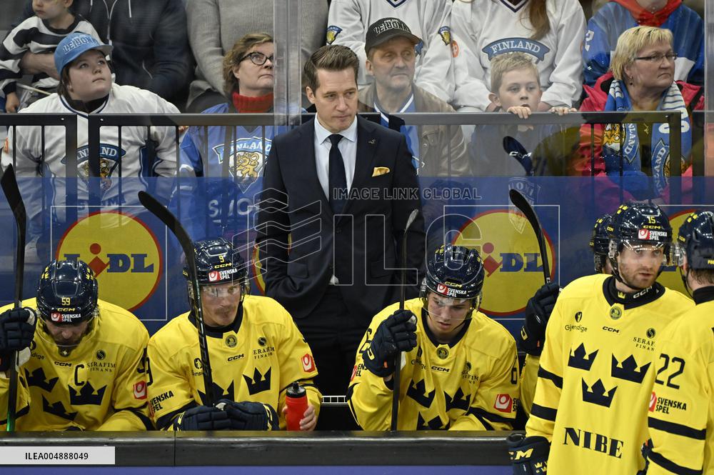 Euro Hockey Tour 2025 in Tampere, Finland - Finland vs. Sweden