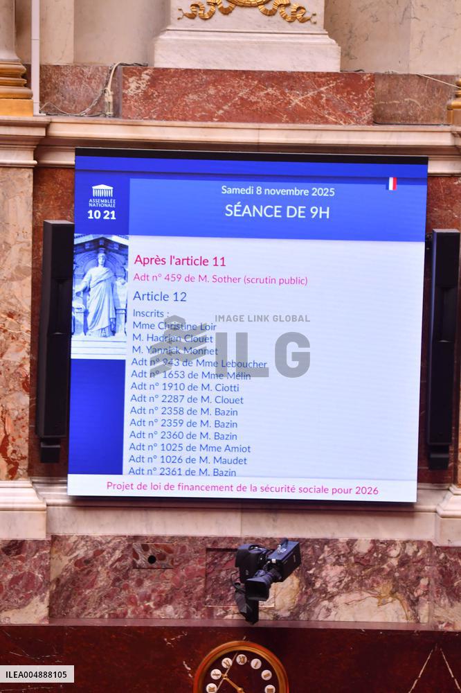 2026 Social Security Finance Bill Debate - Paris