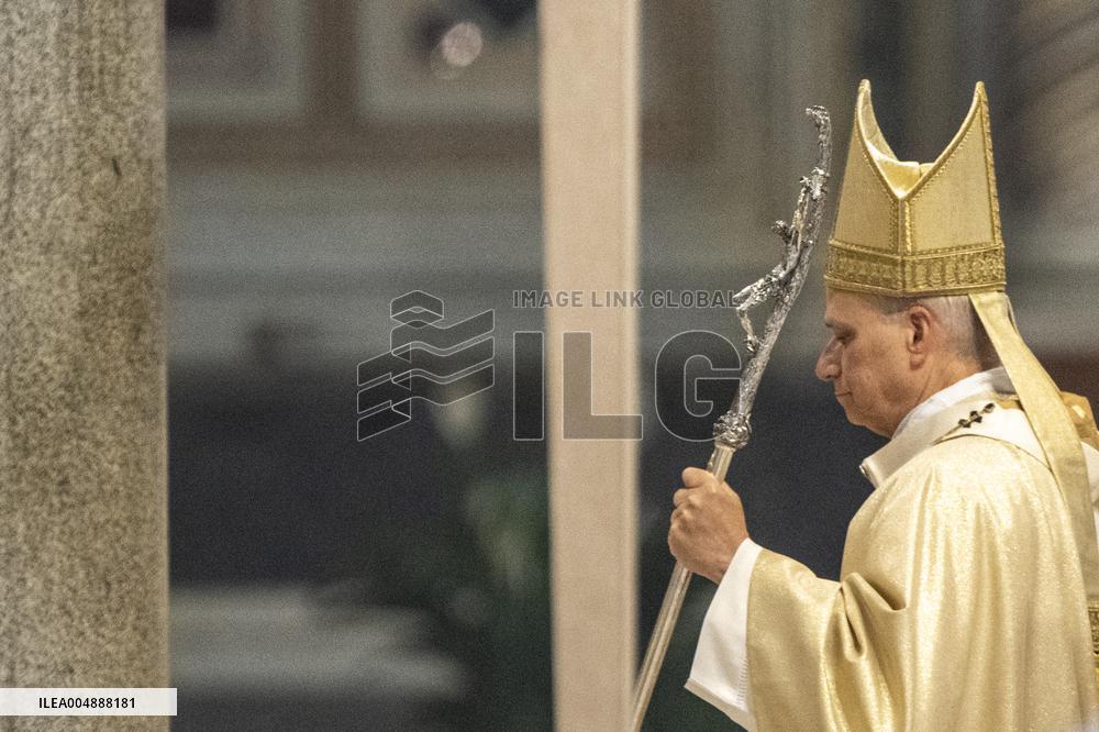 Pope Leo XIV Leads Mass at Basilica of Saint John Lateran - Rome