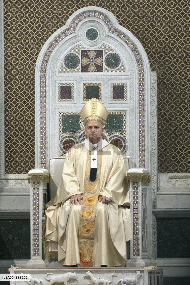 Pope Leo XIV Leads Mass at Basilica of Saint John Lateran - Rome