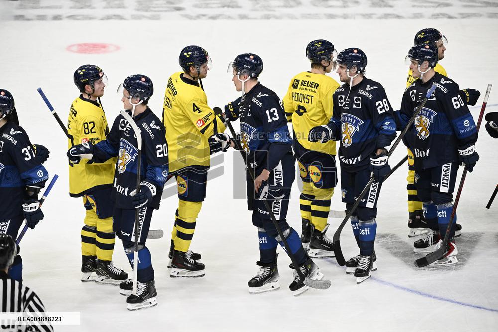 Euro Hockey Tour 2025 in Tampere, Finland - Finland vs. Sweden