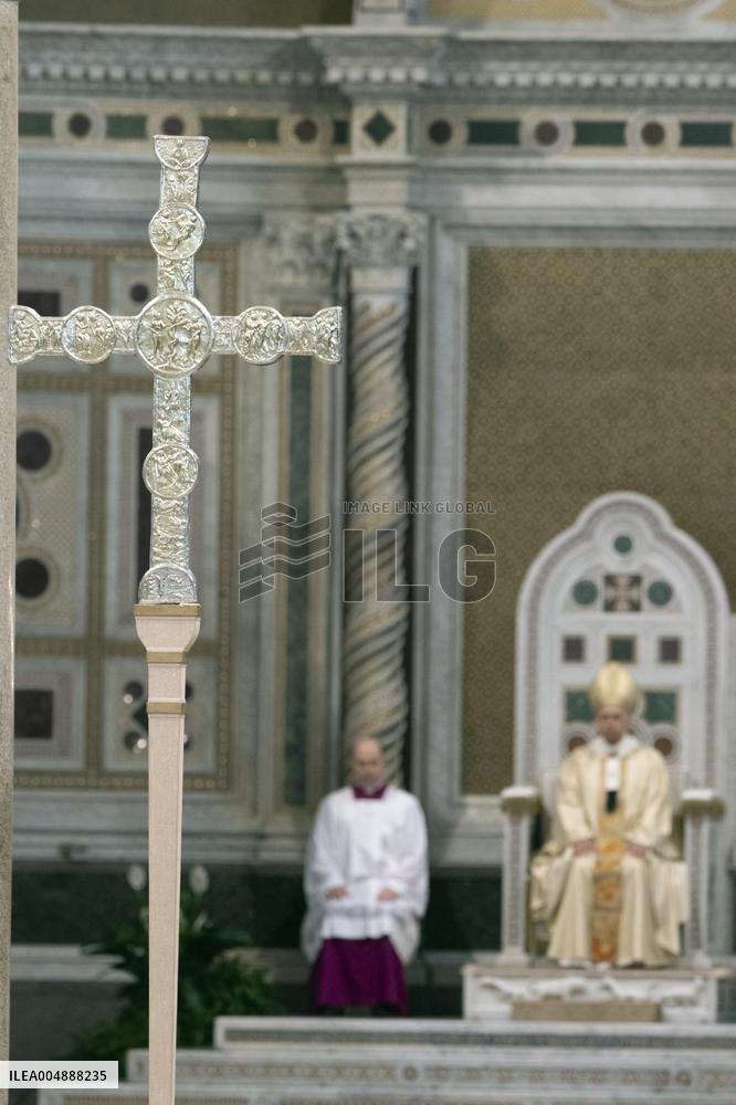 Pope Leo XIV Leads Mass at Basilica of Saint John Lateran - Rome