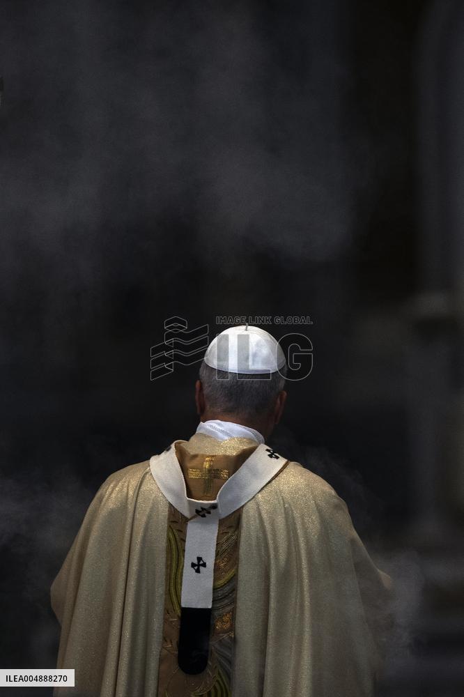 Pope Leo XIV Leads Mass at Basilica of Saint John Lateran - Rome