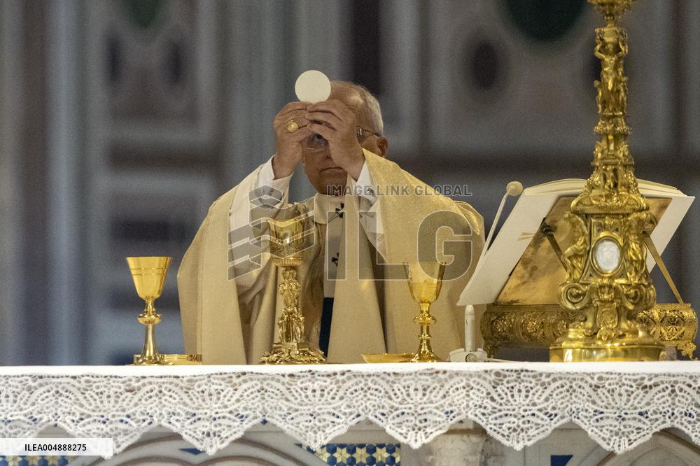 Pope Leo XIV Leads Mass at Basilica of Saint John Lateran - Rome