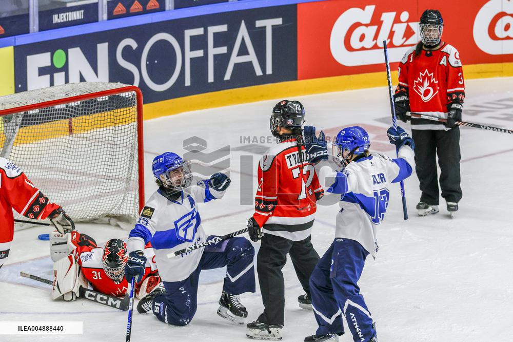 Rngette World Championships final match Finland vs Canada