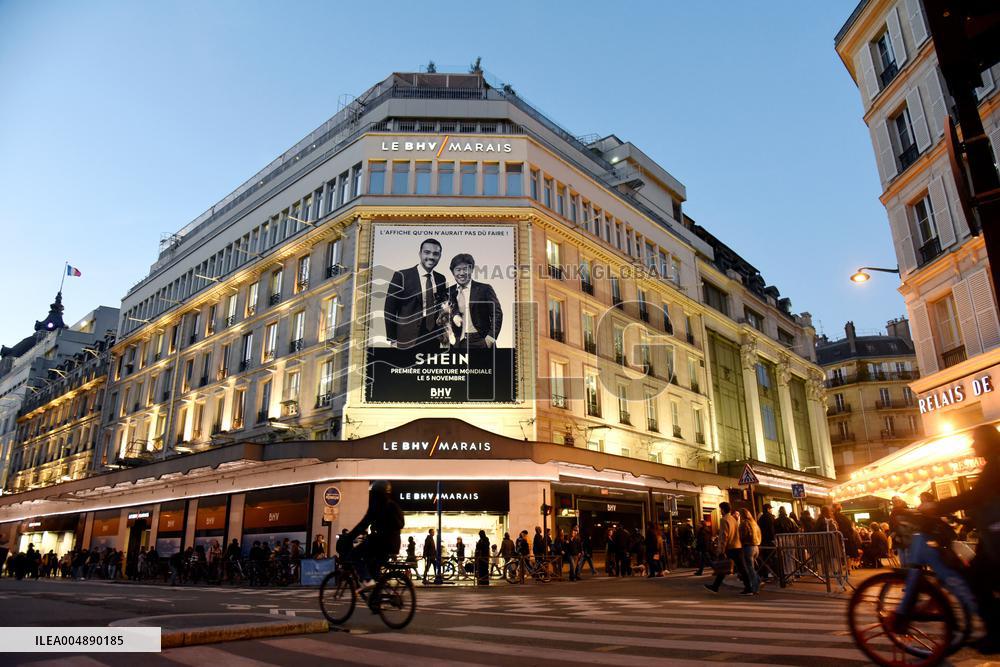 Illustration - Shein Store at BHV - Paris