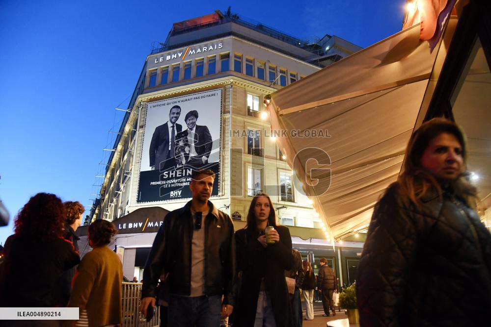 Illustration - Shein Store at BHV - Paris