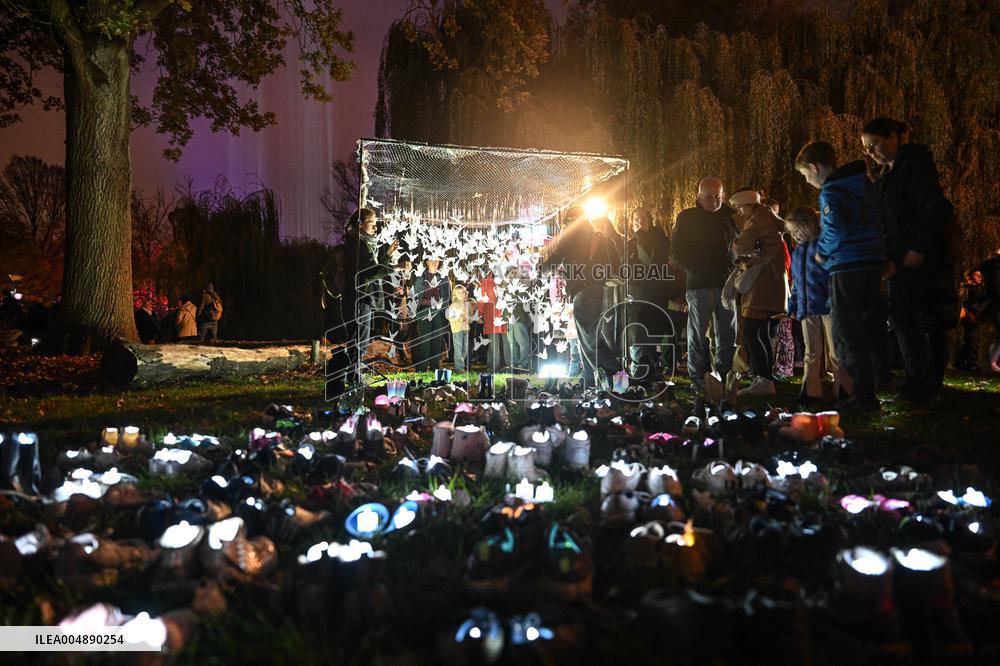 Pro-Palestinian Visual Intervention at GLOW Eindhoven - Netherlands