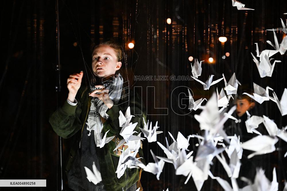 Pro-Palestinian Visual Intervention at GLOW Eindhoven - Netherlands