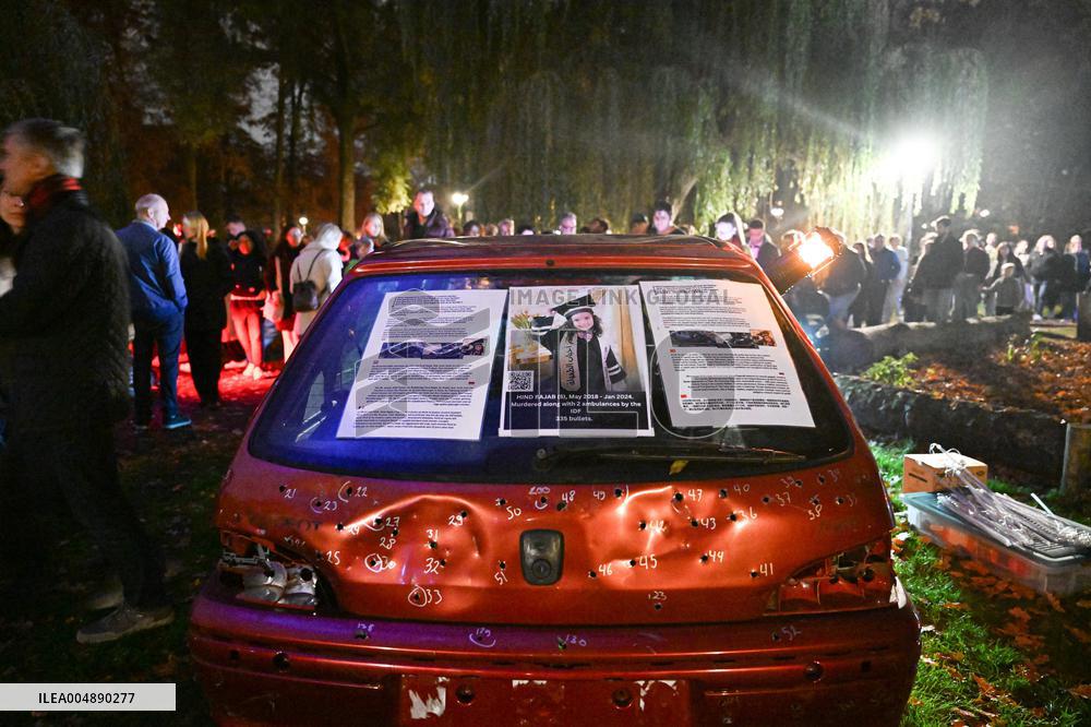 Pro-Palestinian Visual Intervention at GLOW Eindhoven - Netherlands