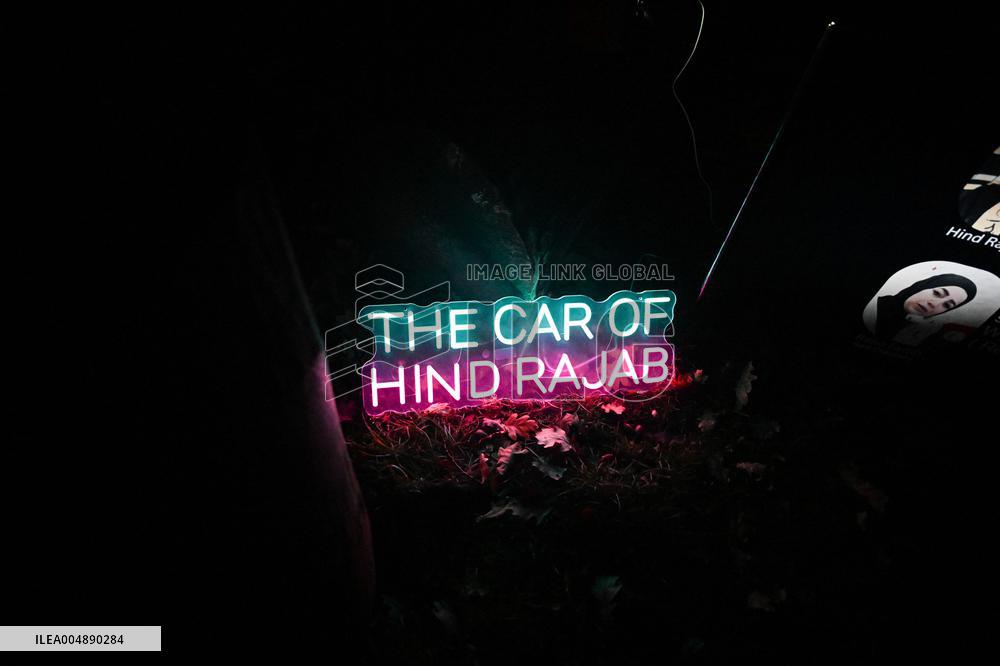 Pro-Palestinian Visual Intervention at GLOW Eindhoven - Netherlands