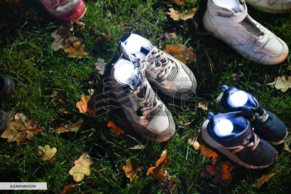 Pro-Palestinian Visual Intervention at GLOW Eindhoven - Netherlands