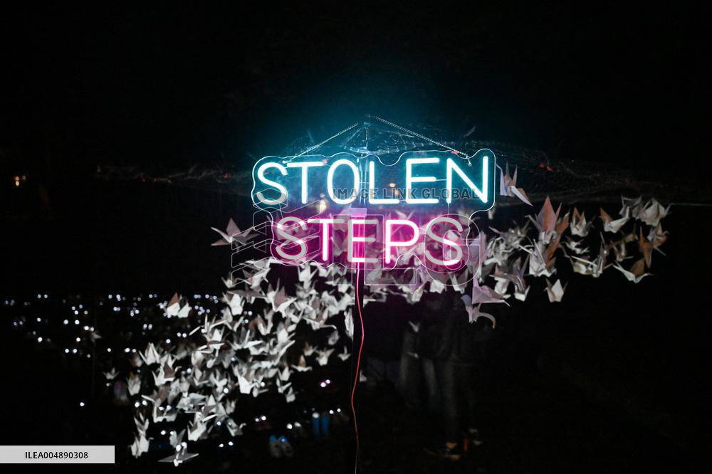 Pro-Palestinian Visual Intervention at GLOW Eindhoven - Netherlands