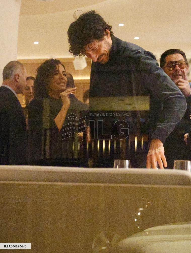 Eva Longoria Hosts Glamorous Dinner in Madrid - Spain