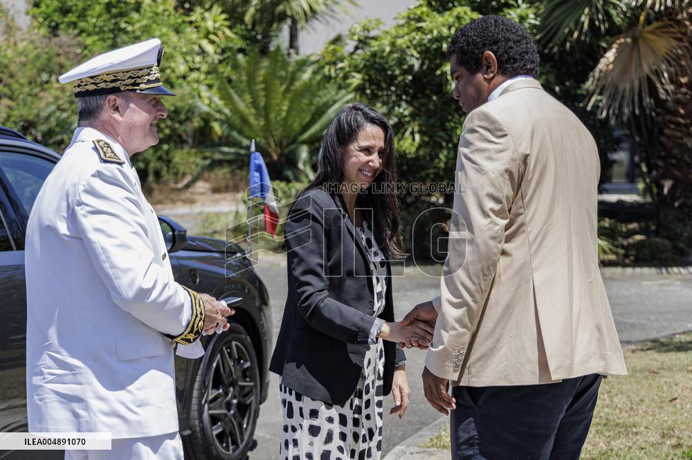 Naïma Moutchou Visit to New Caledonia