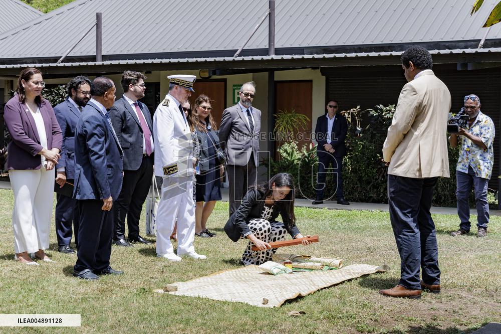 Naïma Moutchou Visit to New Caledonia