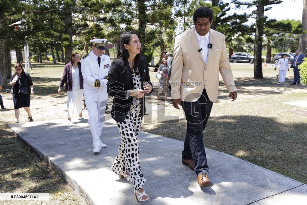 Naïma Moutchou Visit to New Caledonia