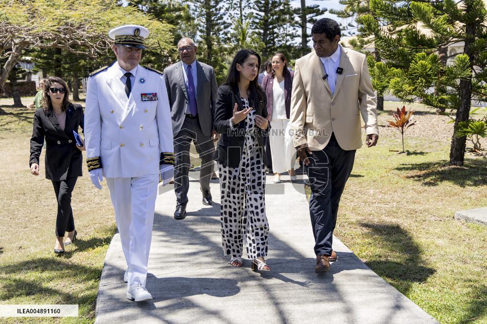 Naïma Moutchou Visit to New Caledonia